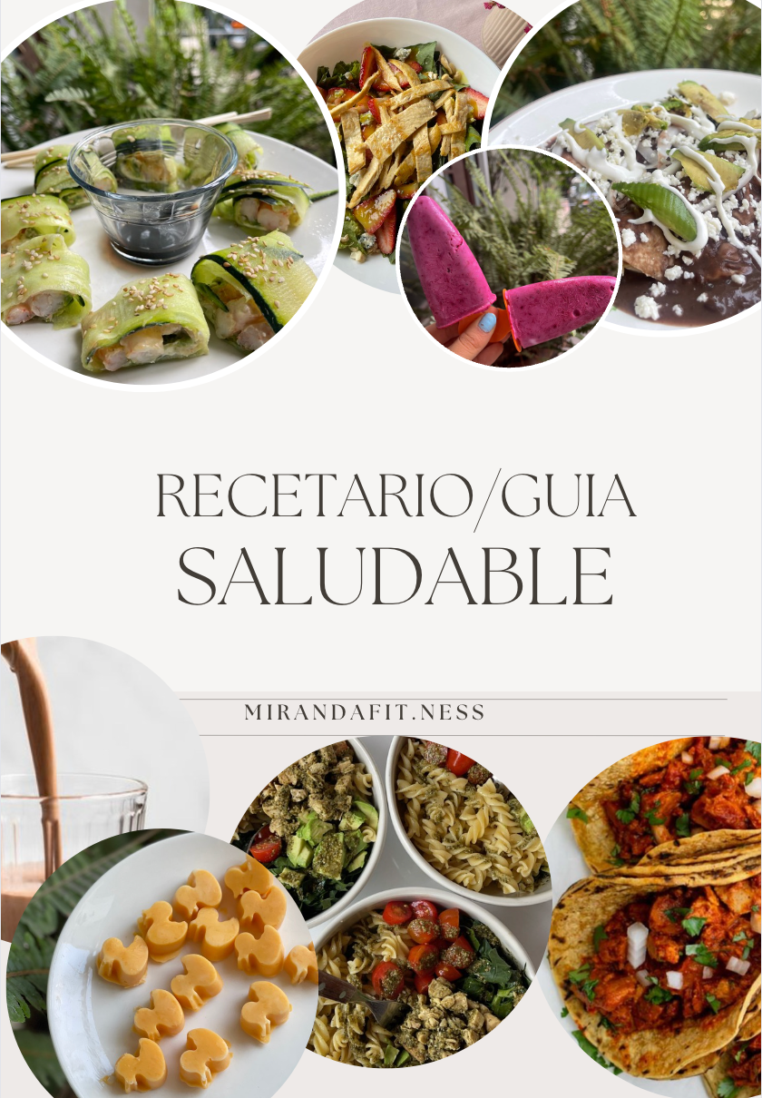 RECETARIO/GUÍA SALUDABLE
