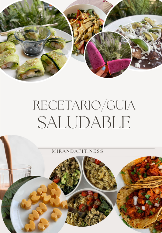 RECETARIO/GUÍA SALUDABLE